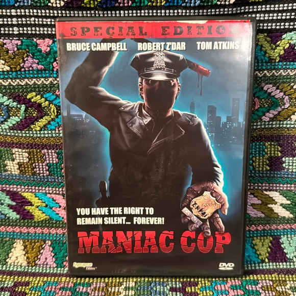 MANIAC COP ๐ DVD in excellent condition. Used. Cult classic Slasher Horror film - Picture 1 of 7